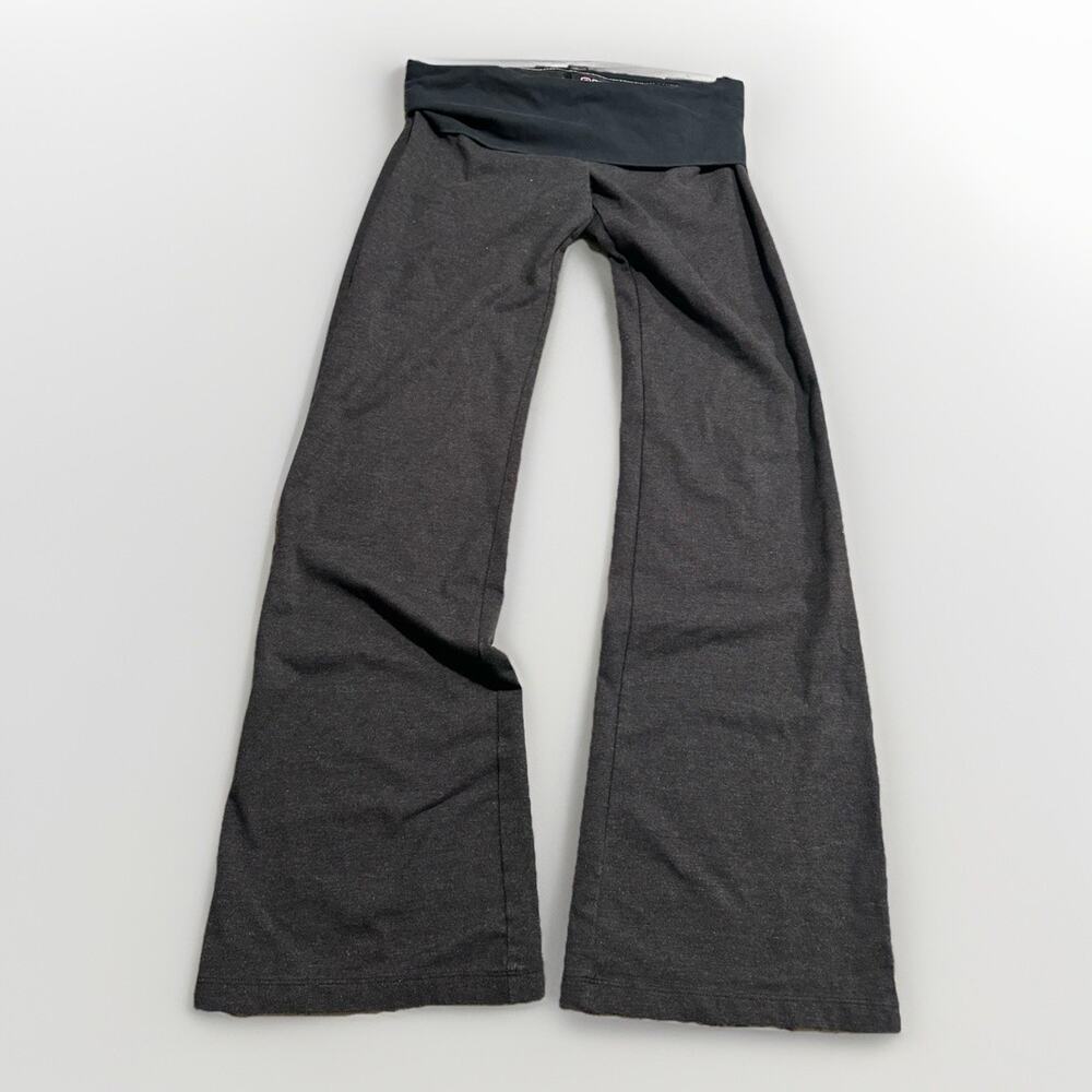 PINK Collegiate Collection Sweatpants Leggings Size Large Black And Grey Gold